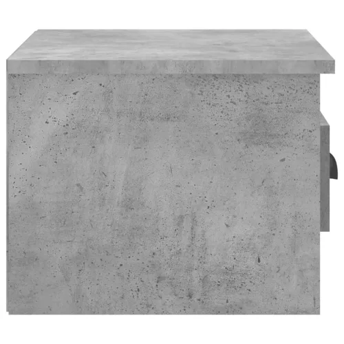 Betonszürke falra szerelhető éjjeliszekrény 41,5x36x28 cm