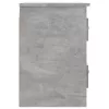2 db betonszürke falra szerelhető éjjeliszekrény 41,5x36x53 cm