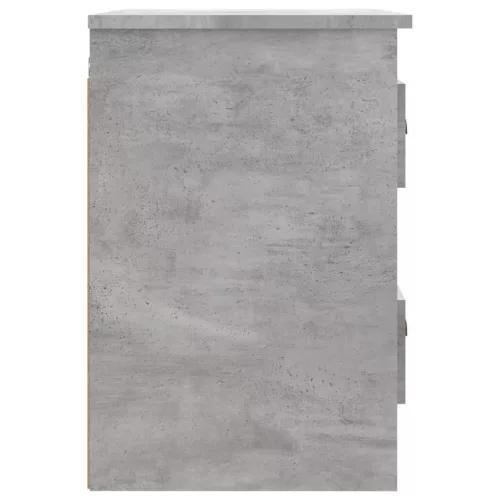 2 db betonszürke falra szerelhető éjjeliszekrény 41,5x36x53 cm