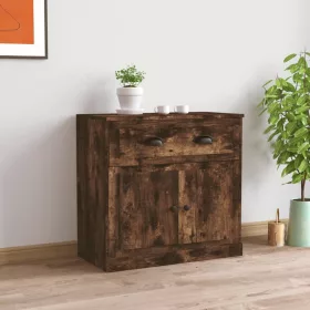   Sonoma tölgy színű szerelt fa tálalószekrény 70x35,5x67,5 cm