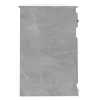 Betonszürke szerelt fa íróasztal fiókkal 115x50x75 cm