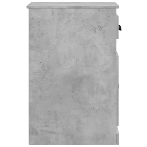 Betonszürke szerelt fa kisszekrény fiókkal 40 x 50 x 75 cm