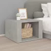 Betonszürke szerelt fa éjjeliszekrény 57 x 55 x 36 cm