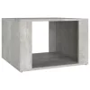 Betonszürke szerelt fa éjjeliszekrény 57 x 55 x 36 cm