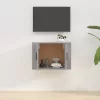 Szürke sonoma színű fali TV-szekrény 57 x 34,5 x 40 cm