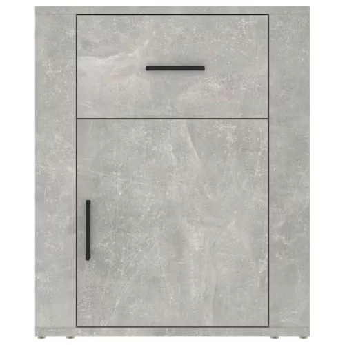 Betonszürke szerelt fa éjjeliszekrény 50 x 36 x 60 cm