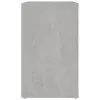 Betonszürke szerelt fa éjjeliszekrény 50 x 36 x 60 cm