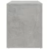 Betonszürke szerelt fa éjjeliszekrény 60 x 36 x 45 cm