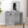 Szürke sonoma szerelt fa pipereasztal LED-del 90x50x132,5 cm