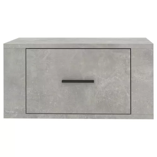 2 db betonszürke falra szerelhető éjjeliszekrény 50x36x25 cm