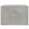 2 db betonszürke falra szerelhető éjjeliszekrény 50x36x25 cm