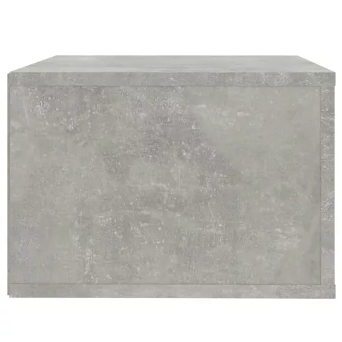 2 db betonszürke falra szerelhető éjjeliszekrény 50x36x25 cm