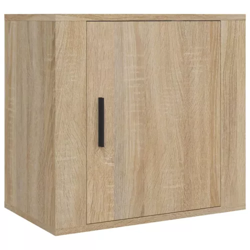 2 db sonoma tölgy falra szerelhető éjjeliszekrény 50x30x47 cm