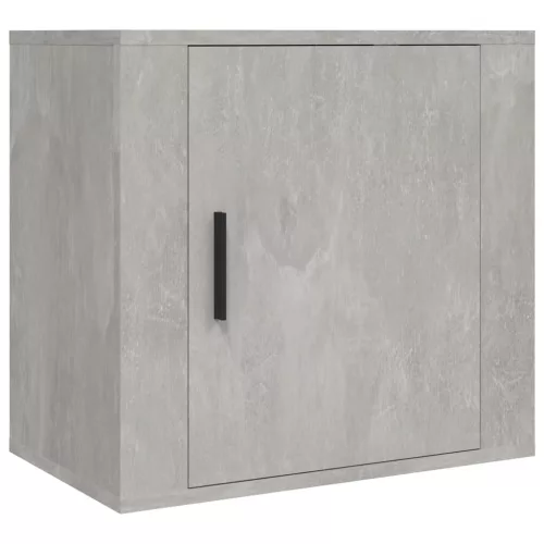 Betonszürke falra szerelhető éjjeliszekrény 50x30x47 cm