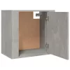 2 db betonszürke falra szerelhető éjjeliszekrény 50x30x47 cm
