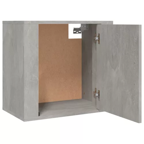 2 db betonszürke falra szerelhető éjjeliszekrény 50x30x47 cm
