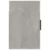 2 db betonszürke falra szerelhető éjjeliszekrény 50x30x47 cm