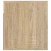 2 db sonoma tölgy falra szerelhető éjjeliszekrény 50x36x40 cm