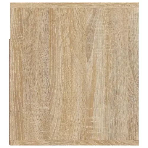 2 db sonoma tölgy falra szerelhető éjjeliszekrény 50x36x40 cm