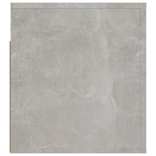 2 db betonszürke falra szerelhető éjjeliszekrény 50x36x40 cm