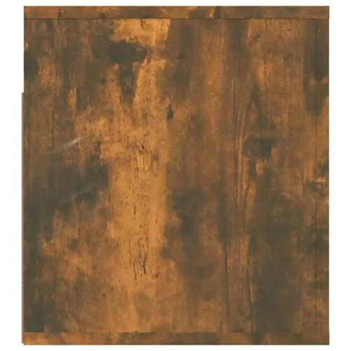 Füstös tölgy színű falra szerelhető éjjeliszekrény 50x36x40 cm