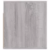 2 db szürke sonoma falra szerelhető éjjeliszekrény 50x36x40 cm