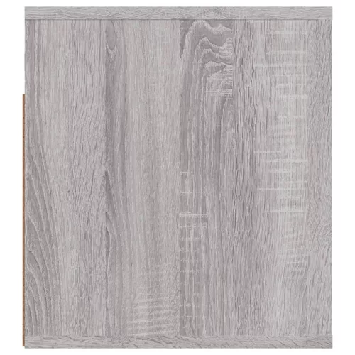 2 db szürke sonoma falra szerelhető éjjeliszekrény 50x36x40 cm