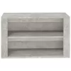 Betonszürke szerelt fa cipőtartó 75 x 35 x 45 cm