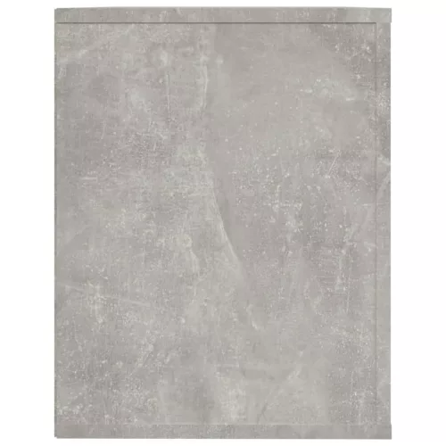 Betonszürke szerelt fa cipőtartó 75 x 35 x 45 cm