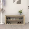 Sonoma tölgy színű szerelt fa cipőtartó 100x35x45 cm