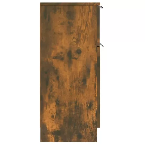 2 db füstös tölgyszínű szerelt fa tálalószekrény 30x30x70 cm