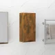 Füstös tölgy színű fali fürdőszobaszekrény 32 x 20 x 67 cm