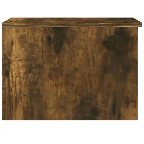 Füstös tölgy színű szerelt fa dohányzóasztal 50 x 50 x 36 cm