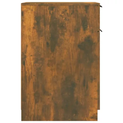 Füstös tölgy színű szerelt fa íróasztalszekrény 33,5x50x75 cm
