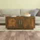 Füstös tölgy színű szerelt fa dohányzóasztal 102 x 50 x 45 cm