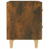 2 db füstös tölgy színű éjjeliszekrény 40 x 35 x 47,5 cm