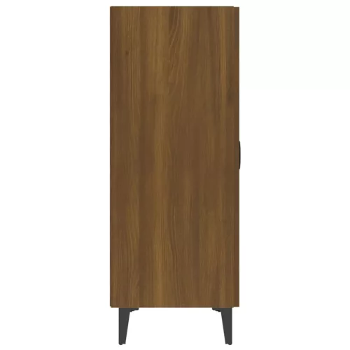 Barna tölgy színű szerelt fa tálalószekrény 70 x 34 x 90 cm
