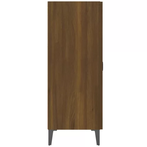 Barna tölgy színű szerelt fa tálalószekrény 69,5 x 34 x 90 cm