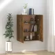 Füstös tölgy színű szerelt fa függőszekrény 69,5 x 34 x 90 cm