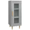 Szürke sonoma színű szerelt fa tálalószekrény 34,5 x 34 x 90 cm