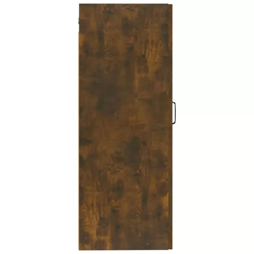 Füstös tölgy színű szerelt fa függőszekrény 35 x 34 x 90 cm