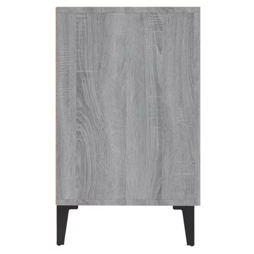Szürke sonoma színű szerelt fa tálalószekrény 100 x 36 x 60 cm