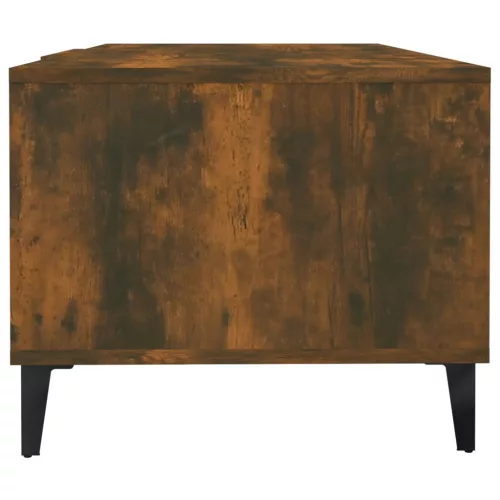 Füstös tölgy színű szerelt fa dohányzóasztal 102 x 50 x 40 cm
