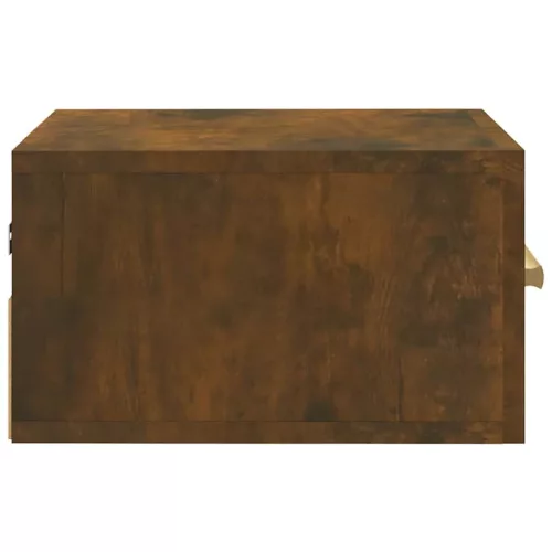 2 db füstös tölgy színű fali éjjeliszekrény 35 x 35 x 20 cm
