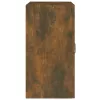 Füstös tölgy színű szerelt fa fali szekrény 60 x 30 x 60 cm