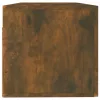 Füstös tölgy színű szerelt fa faliszekrény 100 x 36,5 x 35 cm