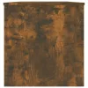Füstös tölgy színű szerelt fa dohányzóasztal 102 x 50 x 52,5 cm
