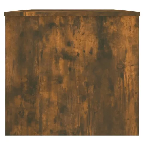 Füstös tölgy színű szerelt fa dohányzóasztal 102x50,5x46,5 cm