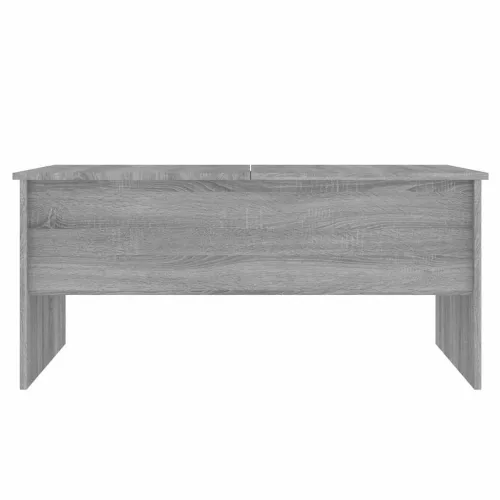 Szürke sonoma színű szerelt fa dohányzóasztal 102x50,5x46,5 cm