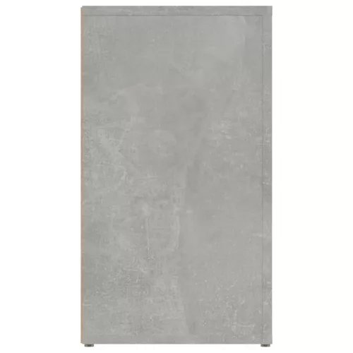 Betonszürke szerelt fa tálalószekrény 80x30x54 cm